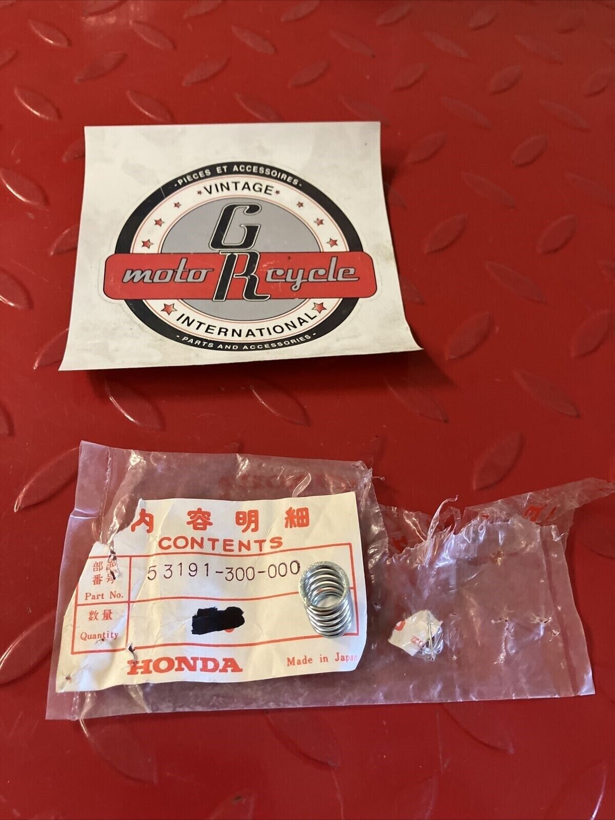 NOS HONDA CB350 CB360 CB500 CB750 SPRING THROTTLE ADJUSTING 53191-300-000 H24