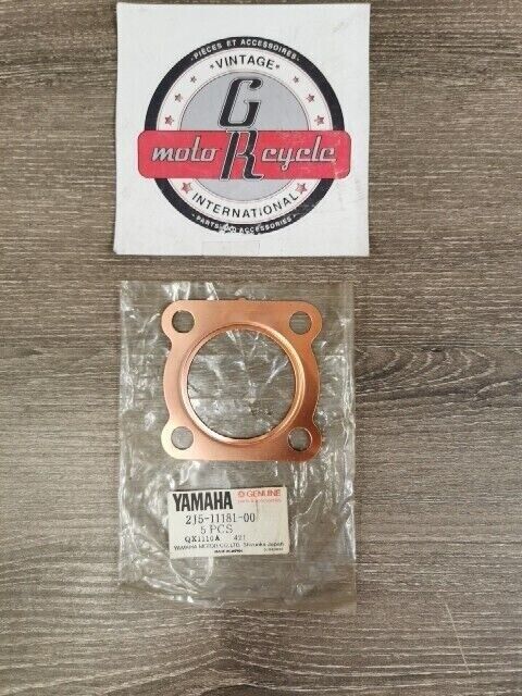 NOS YAMAHA YZ80E YZ80F 1979 1979 GASKET CYLINDER HEAD 1 2J5-11181-00-00 Y187