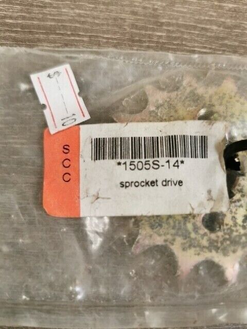 NOS SCC SPROCKET DRIVE 14T 1505S-14 J58