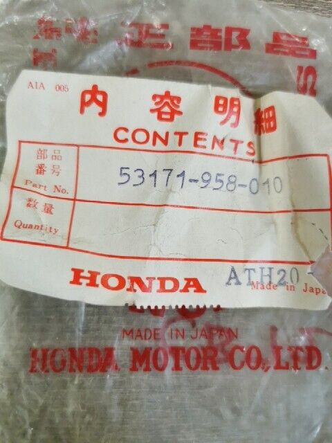NOS HONDA ATC185S ATC200 BRACKET R HANDLEBAR CONTROL LEVER 53171-958-010 H89