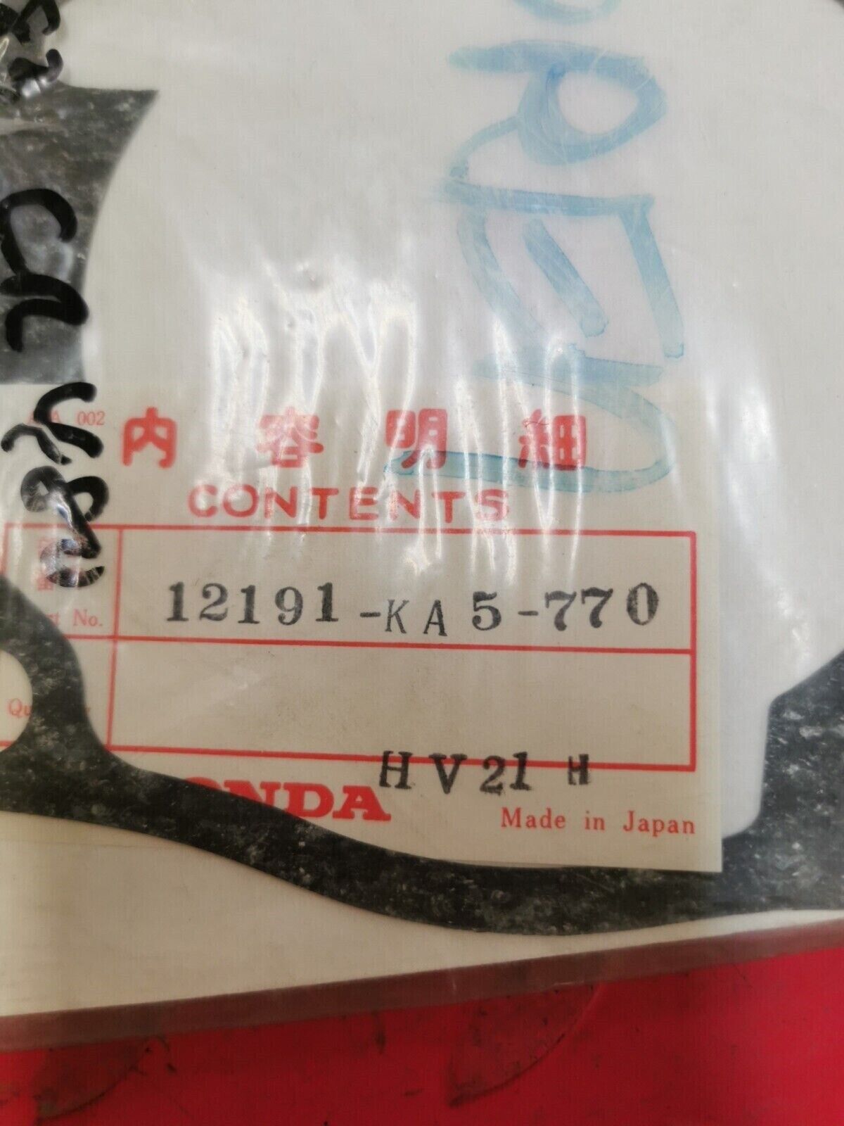 NOS Honda 1981 CR450R 1982 1983 CR480R GASKET, CYLINDER 12191-KA5-770 H28