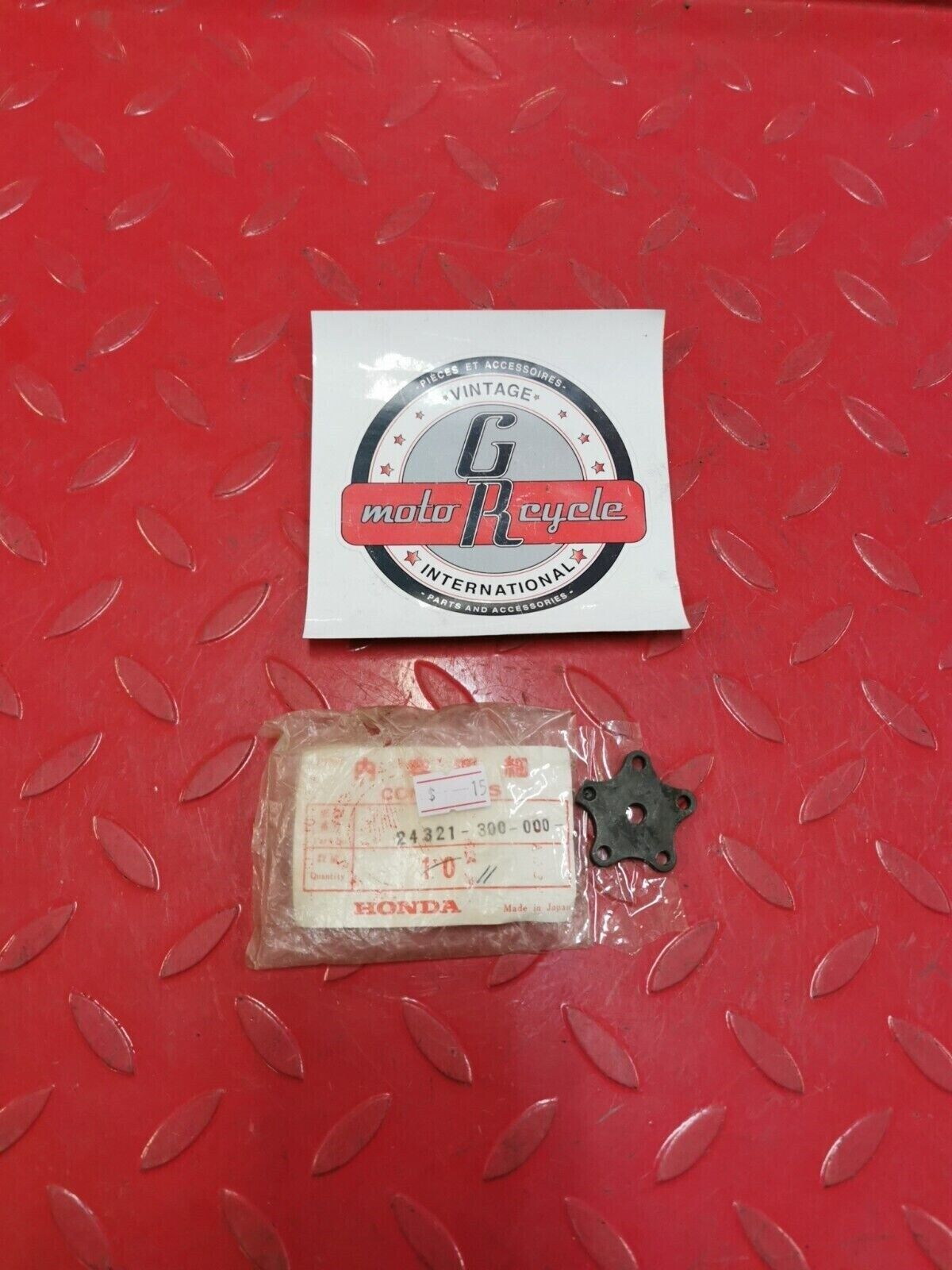 NOS Honda CB750K PLATE DRUM STOPPER 24321-300-000 H32