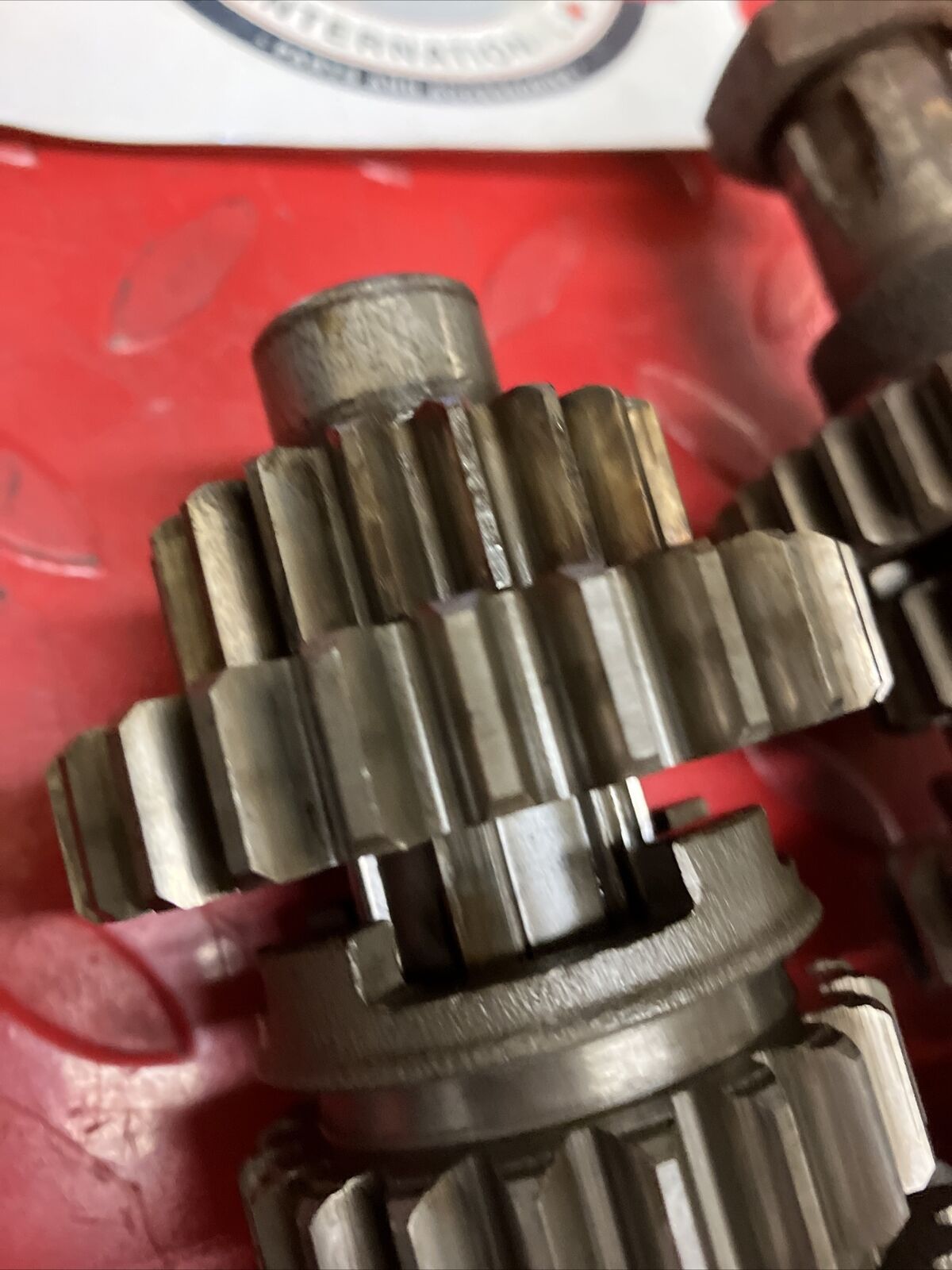 Yamaha DT250 1977 transmission mainshaft countershaft shaft gear DT400 1978 2
