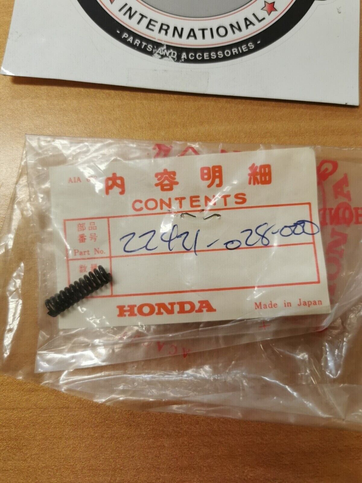 NOS Honda CT90 CT110 ATC110 ATC125 SPRING, CLUTCH DAMPER 22421-028-000 H27