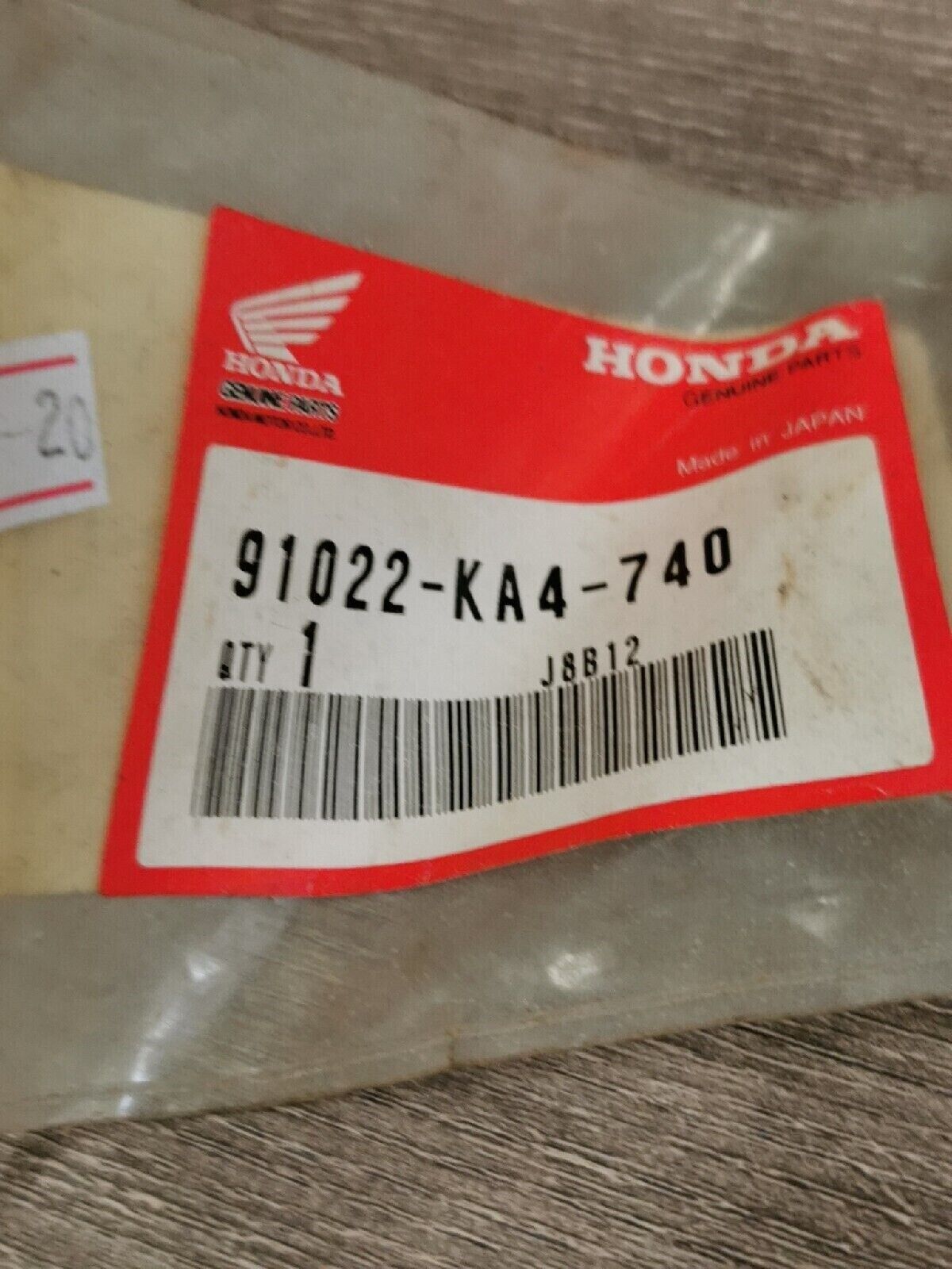 NOS HONDA CR125R CRF450R CRF250X CR500R CRF250R BEARING 91022-KA4-740 H46