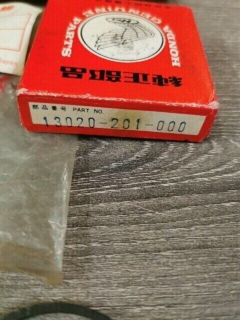 NOS HONDA RING PISTON 0.25 INCOMPLETE 13020-201-000 SUB BY 13041-030-000 H77