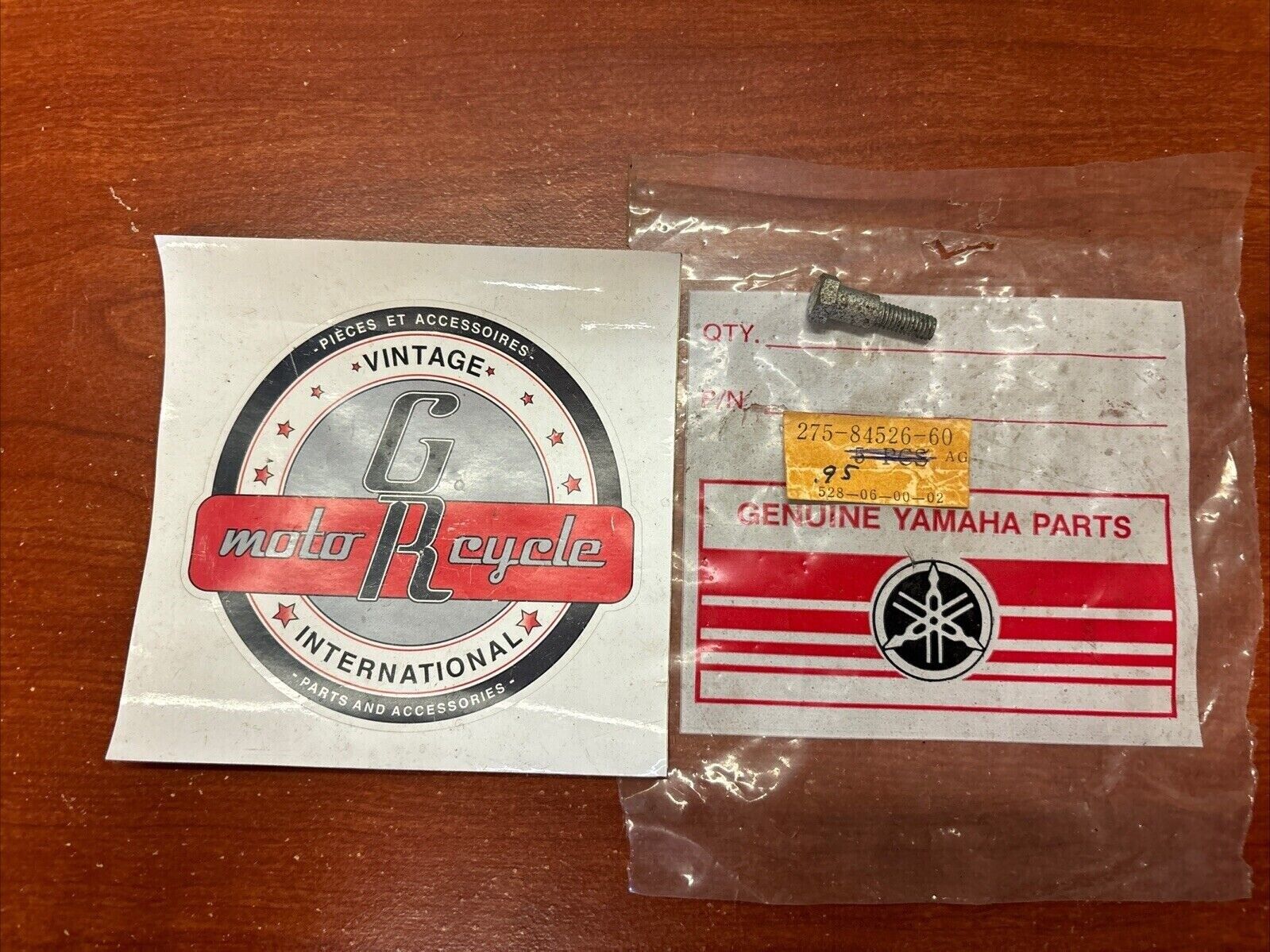 NOS Yamaha 1974 RD250 RD350 BOLT 275-84526-60-00 SUB 479-84526-00-00 Y182