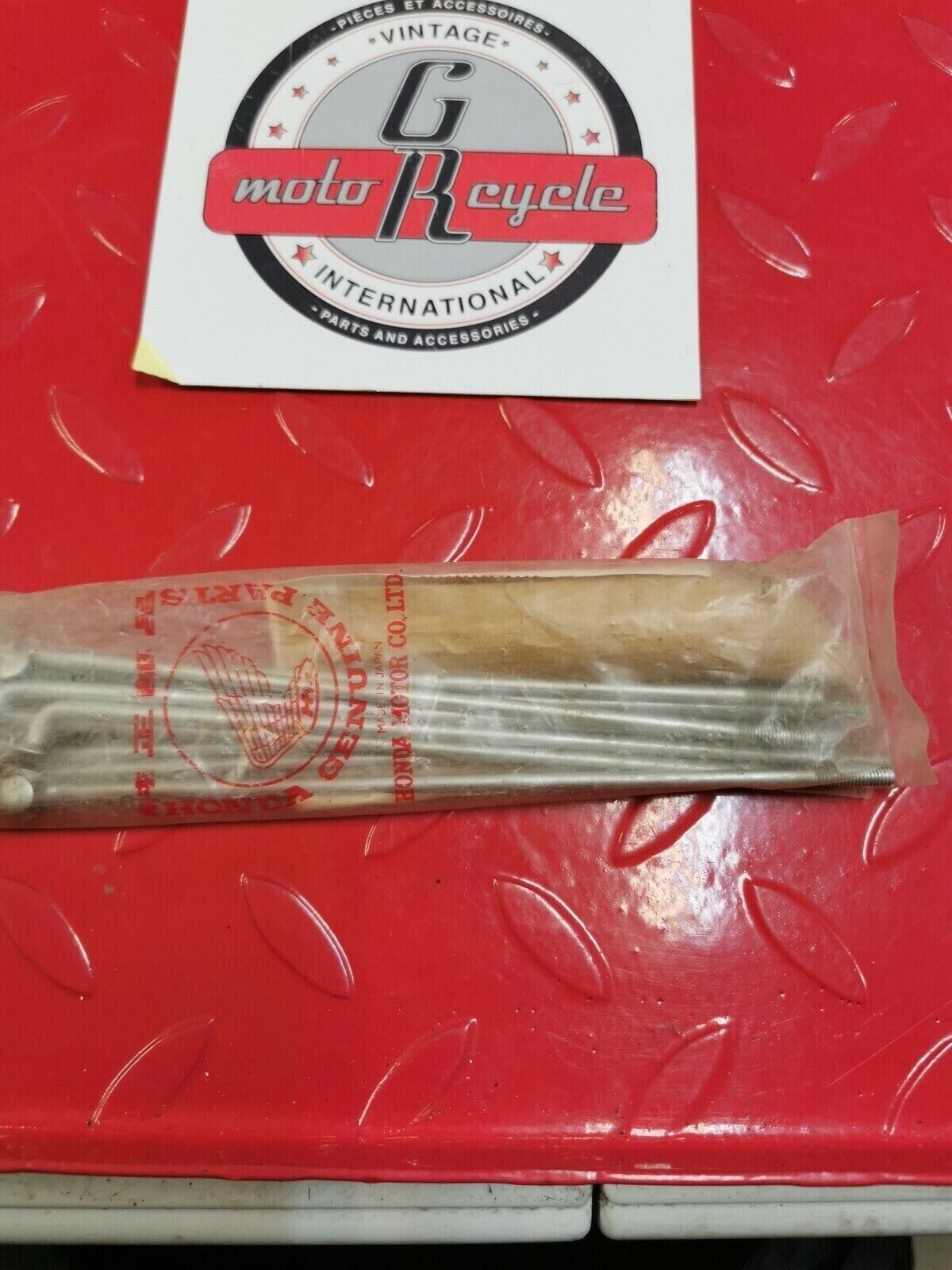 NOS Honda CJ360T CB250 SPOKE B (9X154) QTY.10 97366-521481 97366-52148-10 H6