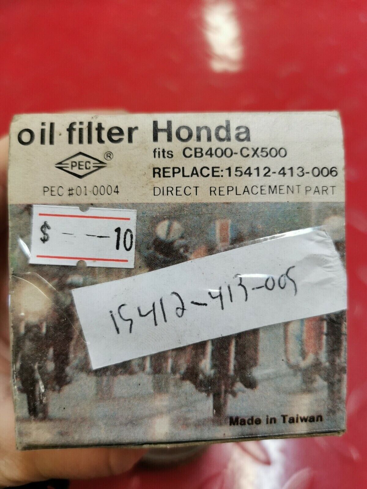 NOS Honda CX500 GL500 GL650 CM400 CB450 CB400 OIL FILTER 15412-413-005 H5