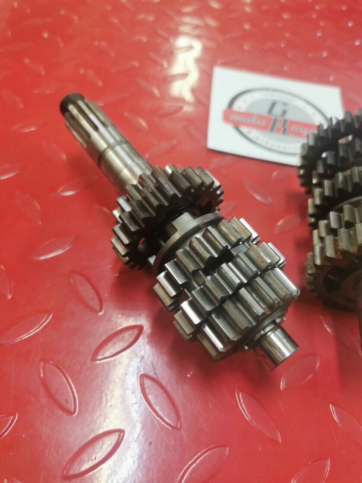 Honda CR250R 1986 transmission mainshaft countershaft main counter shaft gear