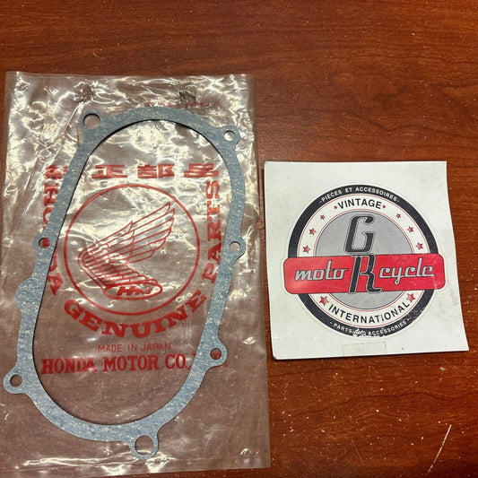 NOS Honda 1985 FL350R LEFT CRANKCASE COVER GASKET 11395-VM0-306 H147