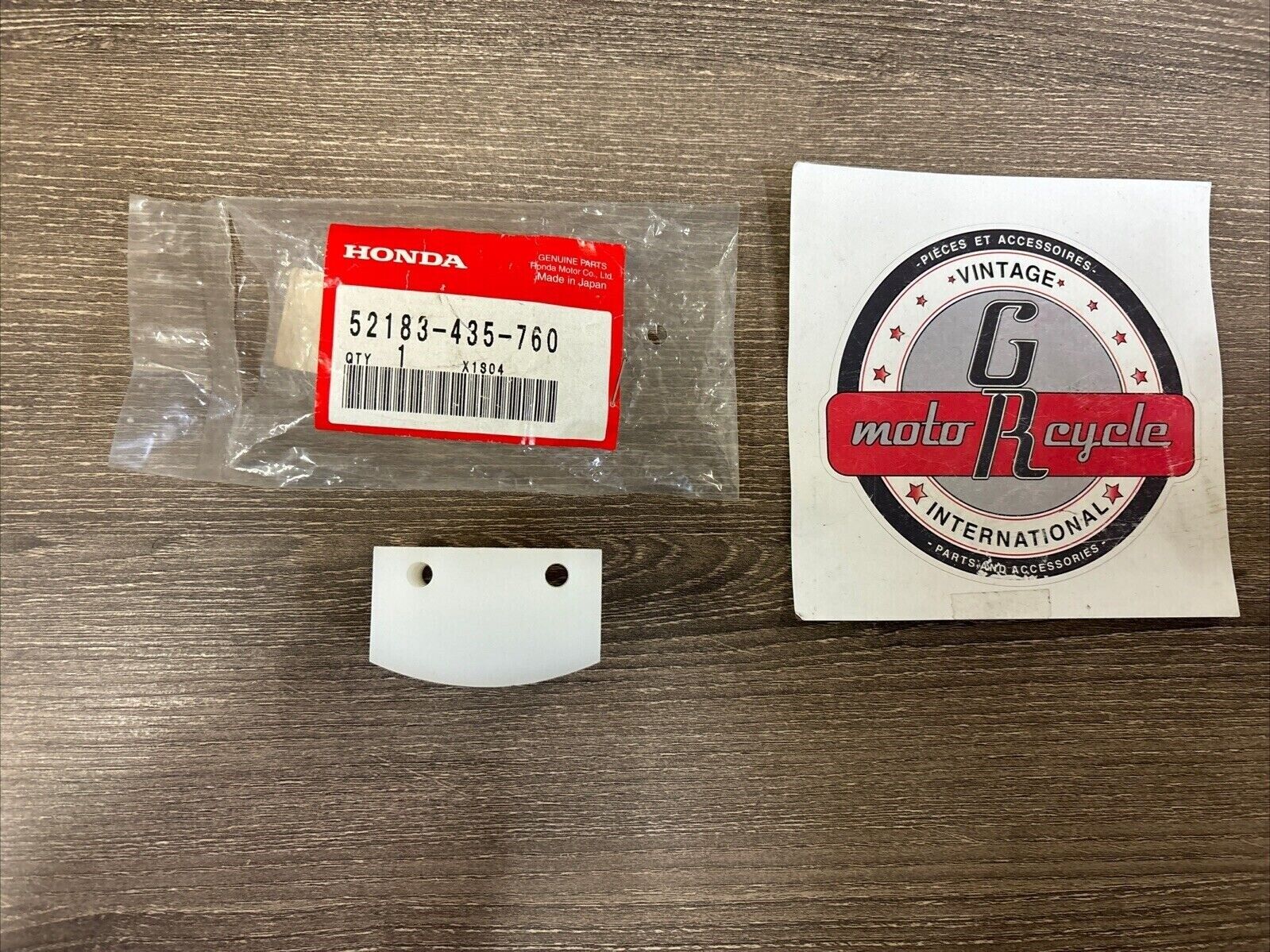NOS Honda XL185FM XL185S XL200FM XL250S TENSIONER SLIPPER 52183-435-760 H123