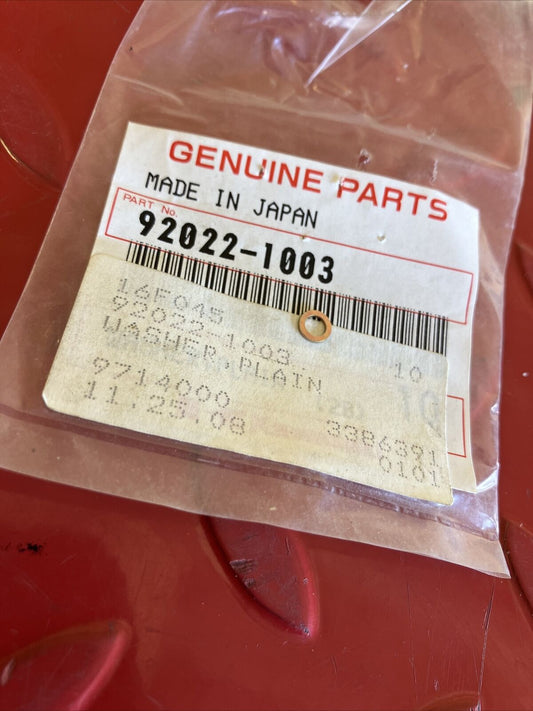 NOS Kawasaki CARBURETOR WASHER PLAIN K15