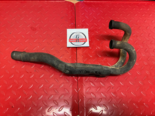 Honda XL600R 1986 exhaust pipe header 1983 1984 1985 1987
