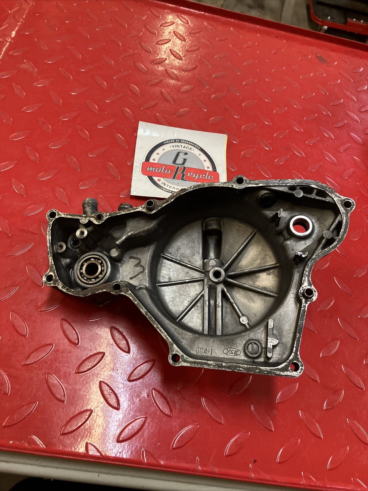 Honda CR80R 1990 right crankcase clutch cover 1987 - 1995 3