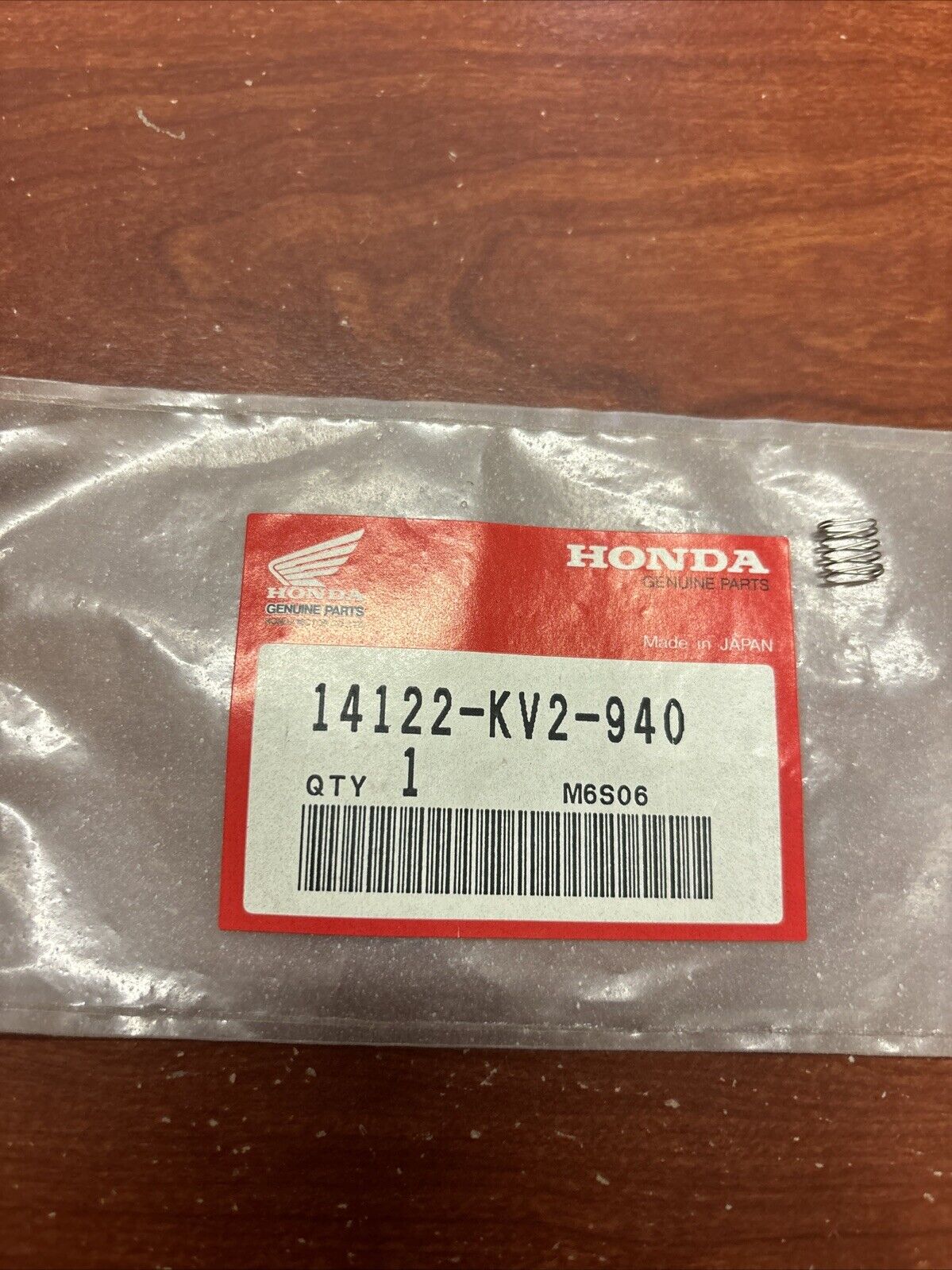 NOS Honda CB400SS TRX400EX XR250 R XR400R ROLLER SPRING 14122-KV2-940 H141