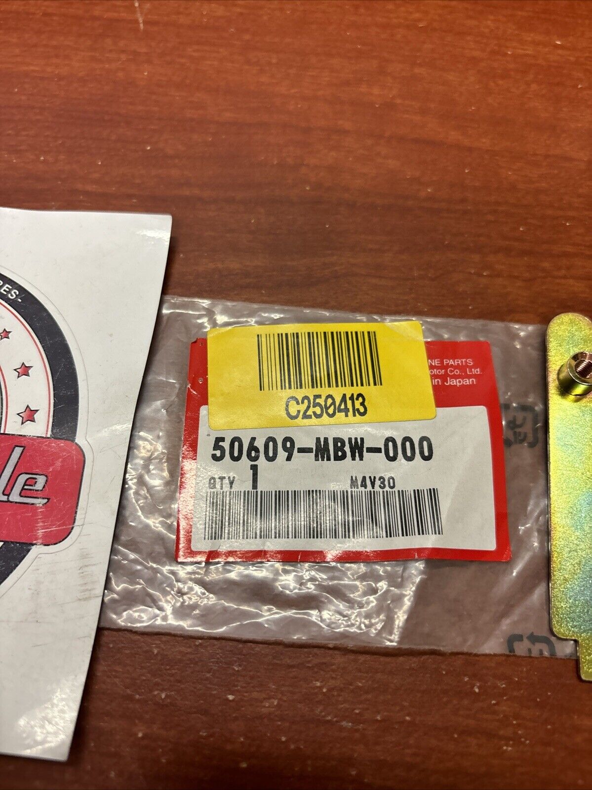 NOS Honda CB400 CB600F CB600FA STEP SETTING PLATE 50609-MBW-000 H172