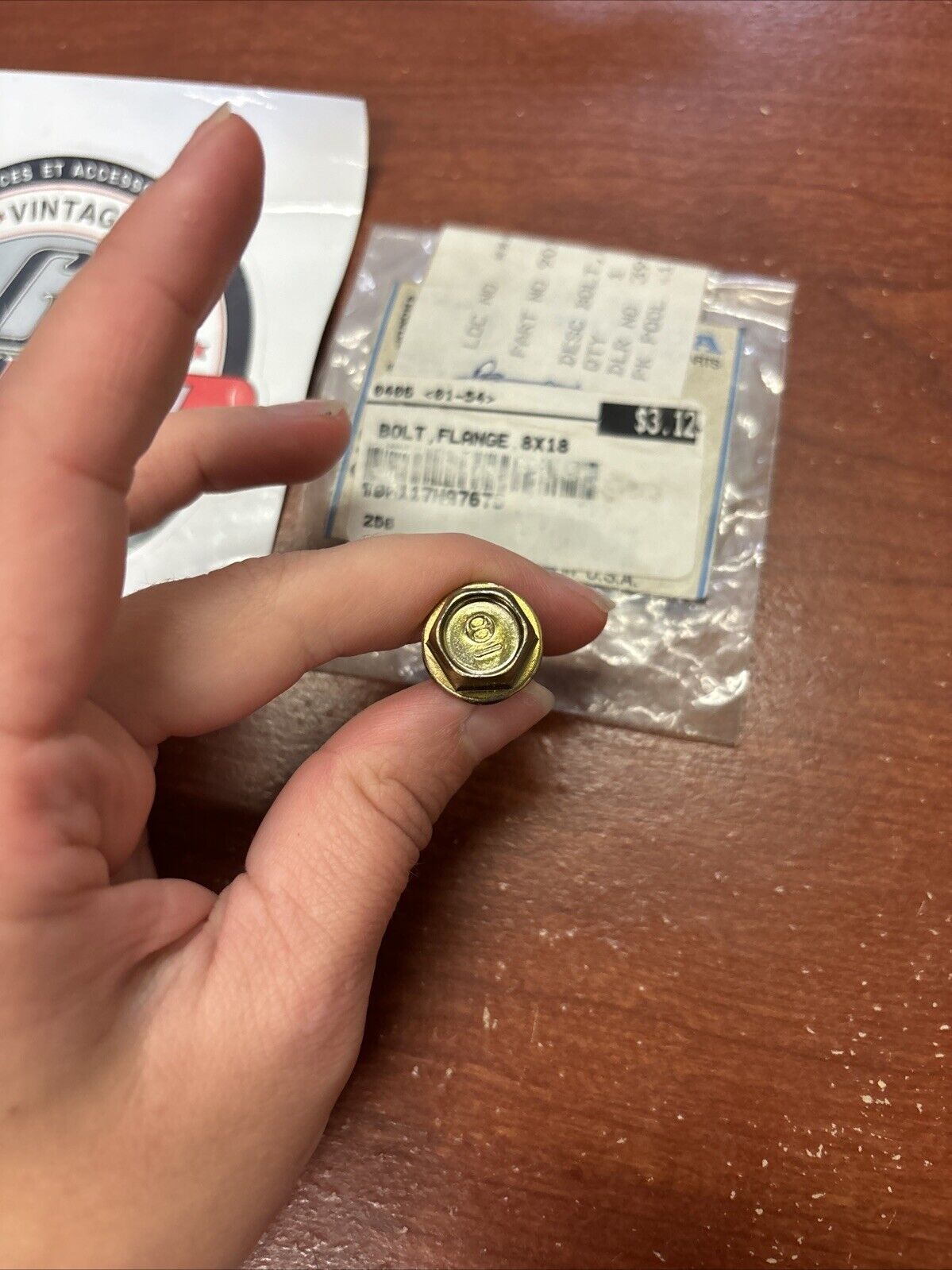 NOS Honda CBX750 CIVIC TRX350 XRV650 XRV750 FLANGE BOLT 8X18 90117-HA7-670 H135