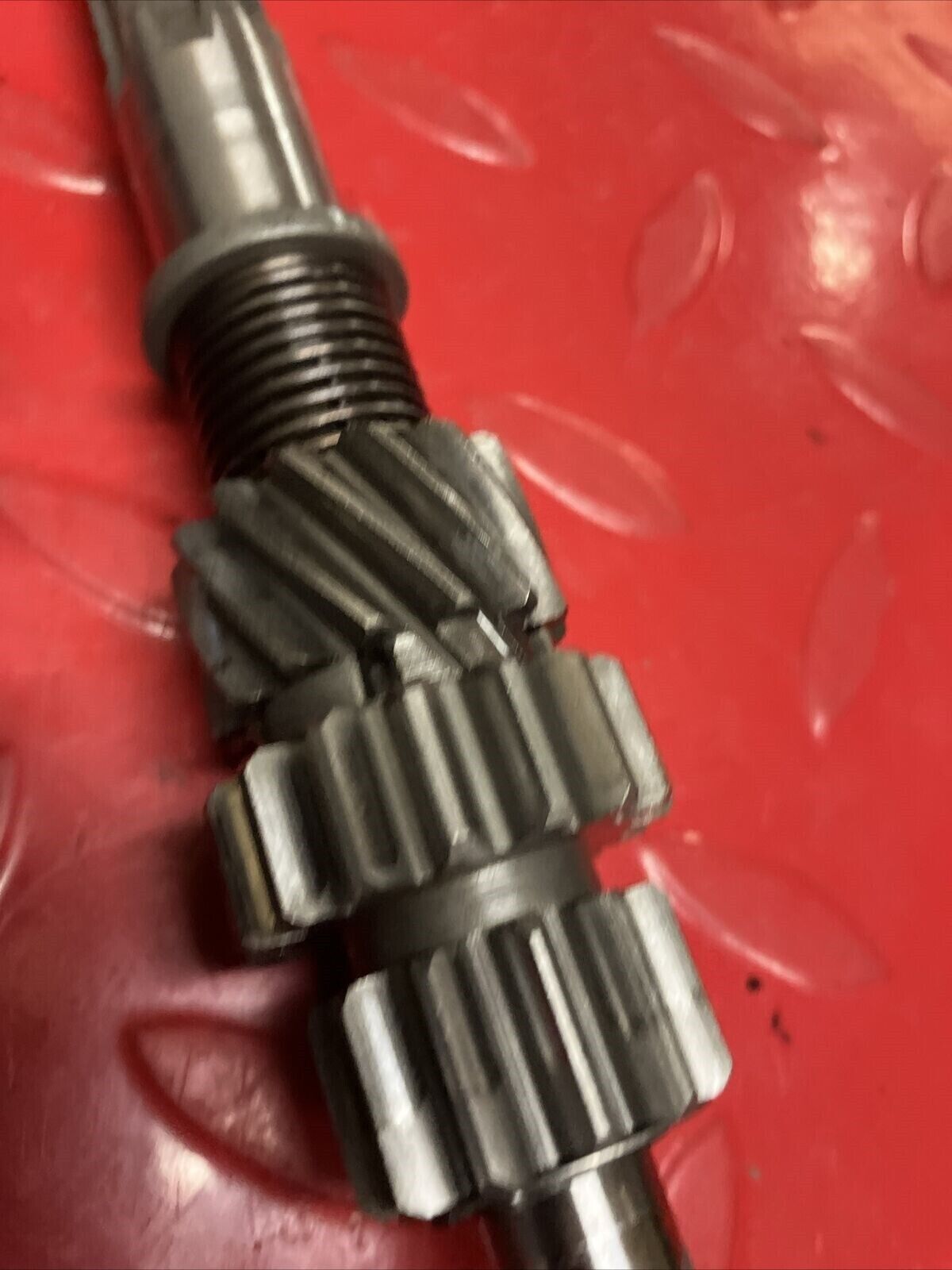 Yamaha LB50 1975 1F1 Chappy 50 transmission assembly mainshaft countershaft gear