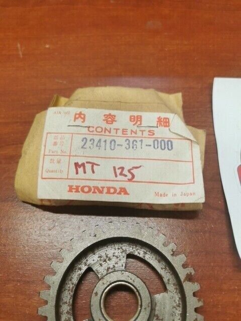 NOS Honda MR175 MT125 COUNTERSHAFT LOW GEAR 33T 23410-361-000 H97