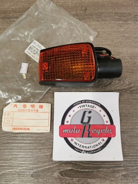 NOS HONDA VF750S 1983 TURN SIGNAL WINKER ASSY RIGHT FRONT 33400-MB0-671 H74