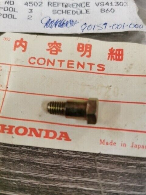NOS HONDA C100 C102 C105 C50 1969 BOLT RELAY 90157-001-000  H77