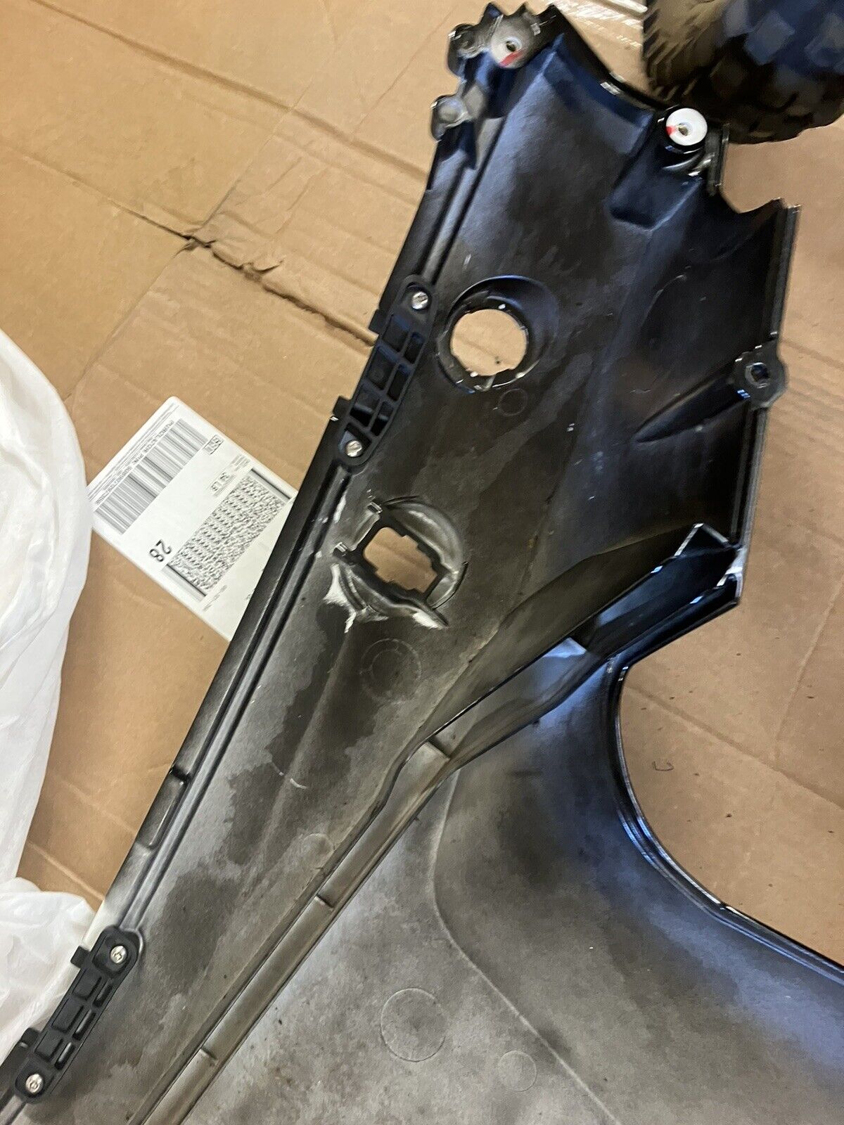 Mercury Engine motor Lower cowl set black and red 100-8m0142219