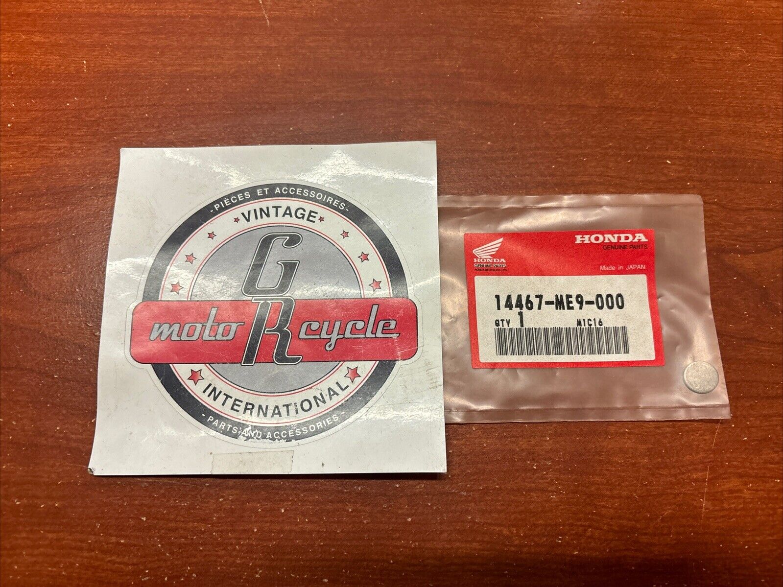 NOS Honda PC800 VT1100C VT750C TAPPET ADJUSTING SHIM 1.0MM 14467-ME9-000 H171