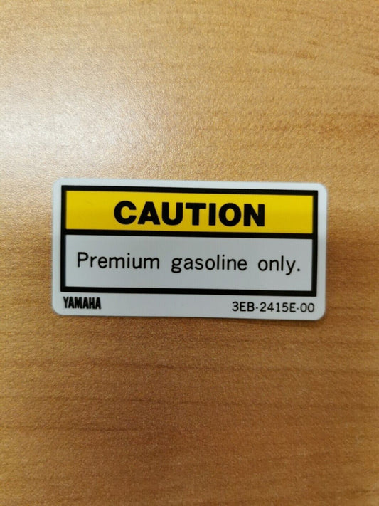 NOS YAMAHA SRX700 1999   LABEL CAUTION 3EB-2415E-00  Y49