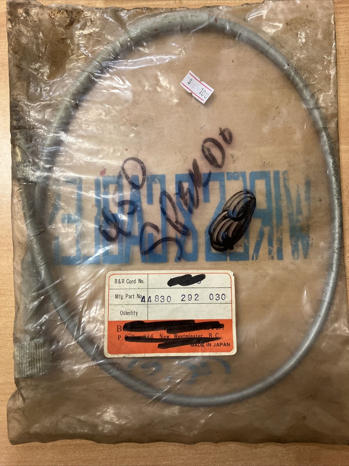 NOS HONDA CB450 Speedometer Cable 44830-292-030   H18