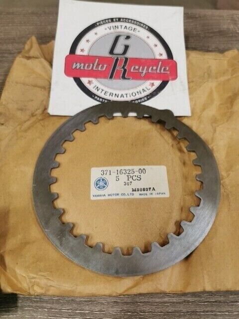 NOS YAMAHA TX500 XS750D FZ600S XJ550RH FJ600L CLUTCH PLATE 371-16325-00-00 Y157