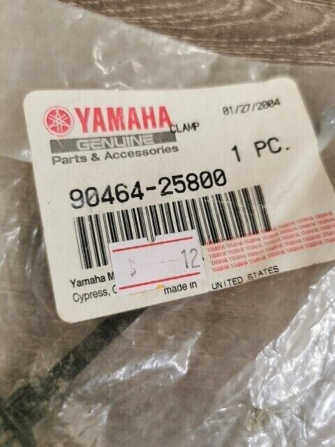 NOS YAMAHA YFM35GAL YFM40FBBL BIG BEAR 400 YFM35FAV CLAMP 90464-25800-00 Y112