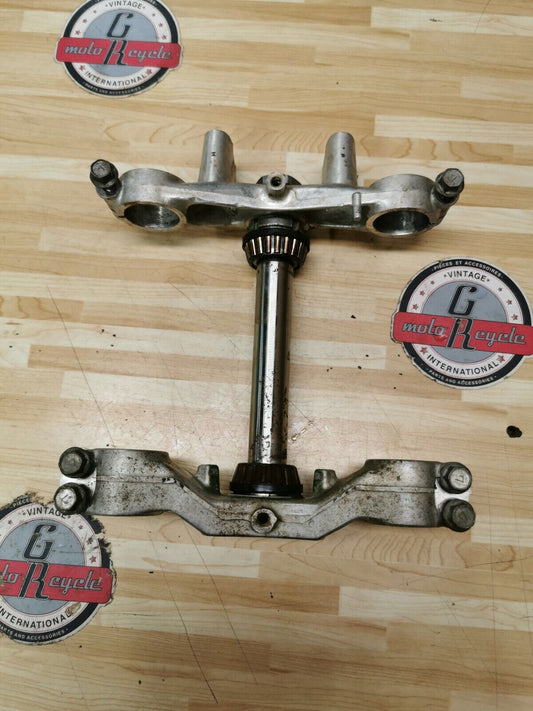 Kawasaki KX80 1990 steering stem triple clamp tree 1989 1991 44037-1225