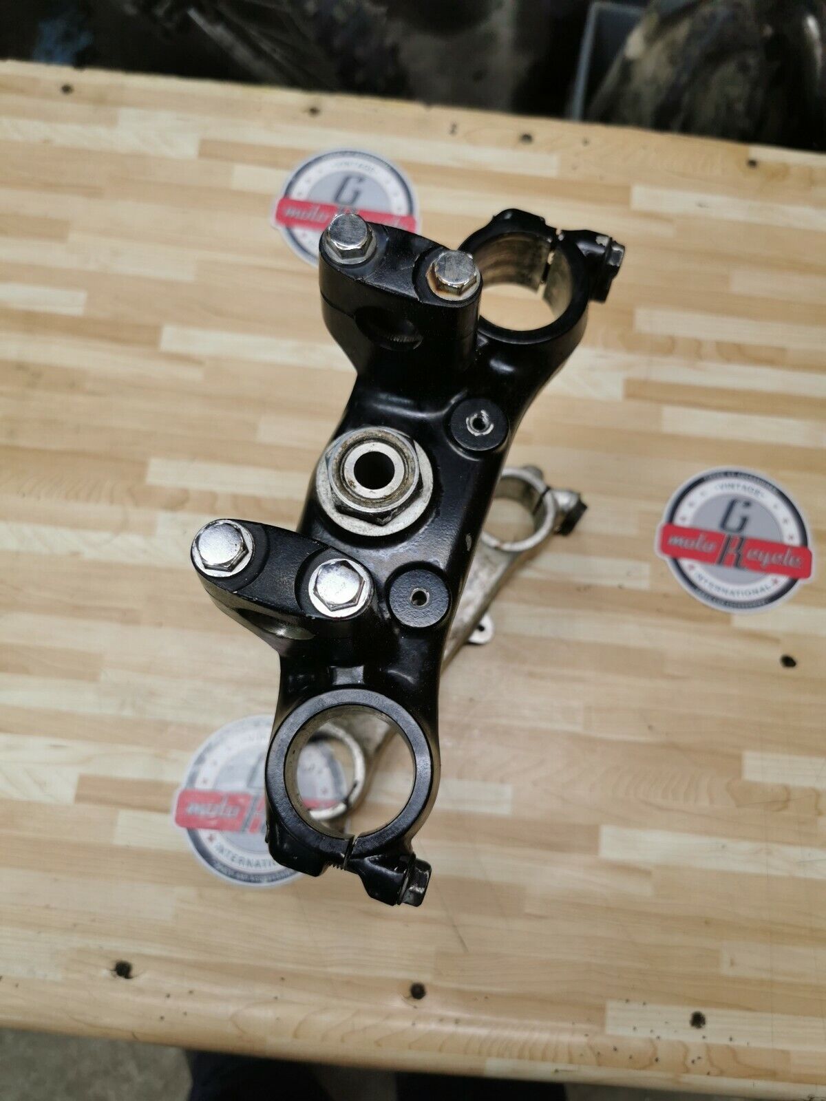 Honda XR350R 1983 steering stem triple clamp tree 1984 53200-KF0-000 2