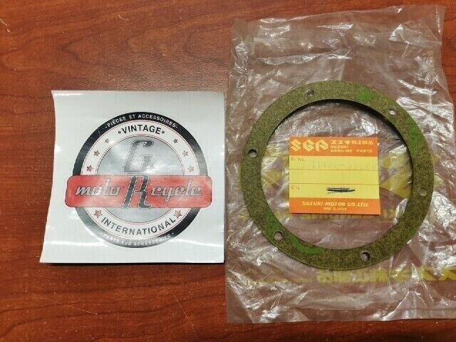 NOS Suzuki GT380 GT550 POINTS CONTACT BREAKER COVER GASKET 11491-33000 S32