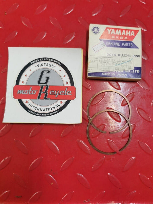 NOS YAMAHA PISTON RING SET 5X8-11601-00 SUB 2W6-11601-00-00 3JM-11601-00-00 Y34