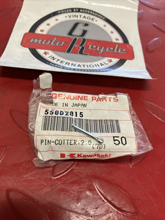 NOS KAWASAKI COTTER PIN 2.0X15 550D2015 K11