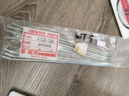 NOS KAWASAKI KX125 KX250 KX450 KX500 1990 - 2023 SPOKE QTY 9 41029-1204 K29