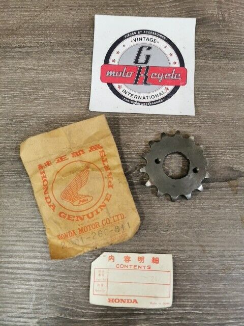 NOS HONDA CB72 CB77 CL300 CL72 SPROCKET 14T 23801-268-811 SUB 23801-268-812 H76