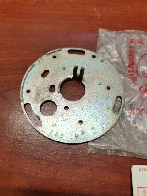 NOS Honda CB350F CB400F CONTACT BREAKER POINTS BASE PLATE 30201-333-004 H86
