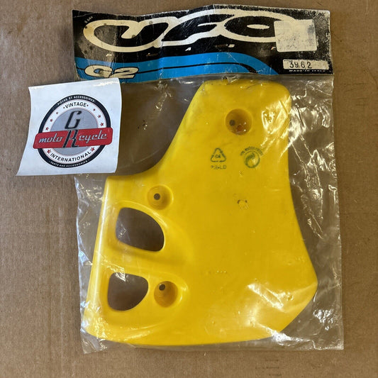 NOS UFO PLAST 1986 - 1999 RM80 RADIATOR COVERS YELLOW 102 SU03962-101