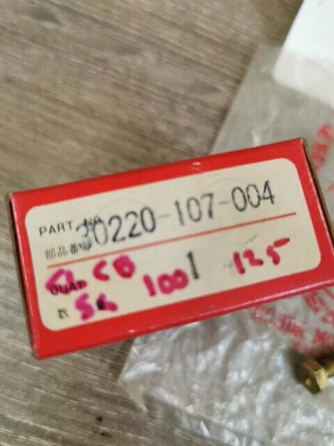 NOS HONDA CB100 SL100 CB125 SL100 ADVANCER SPARK 30220-107-004 H81