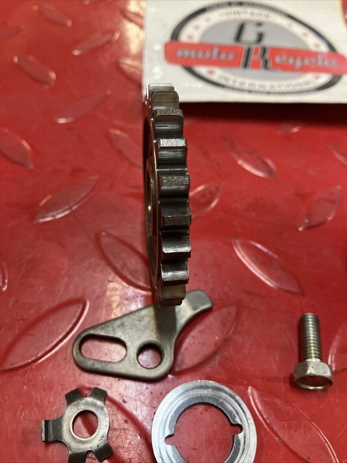 Honda CR80R 1990 kickstarter kick starter spindle shaft gear 28211-GC4-600 2