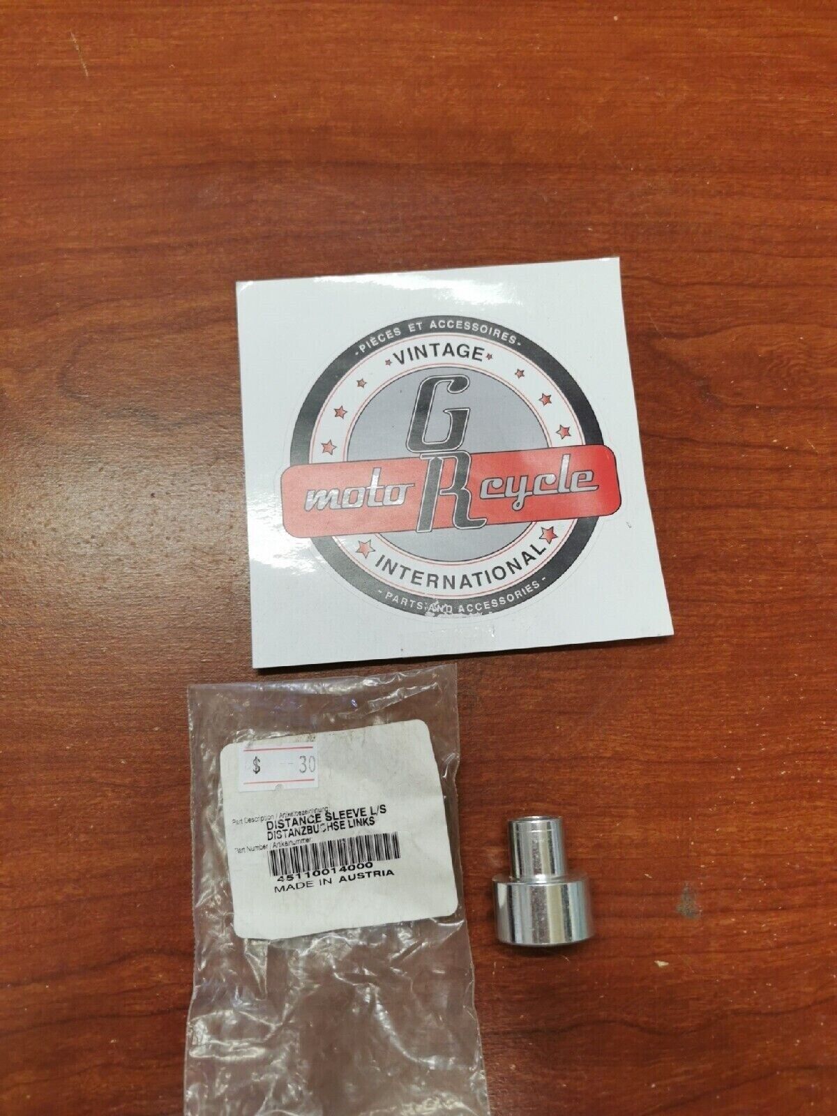 NOS KTM SX50 DISTANCE SLEEVE L/S 45110014000 KT3