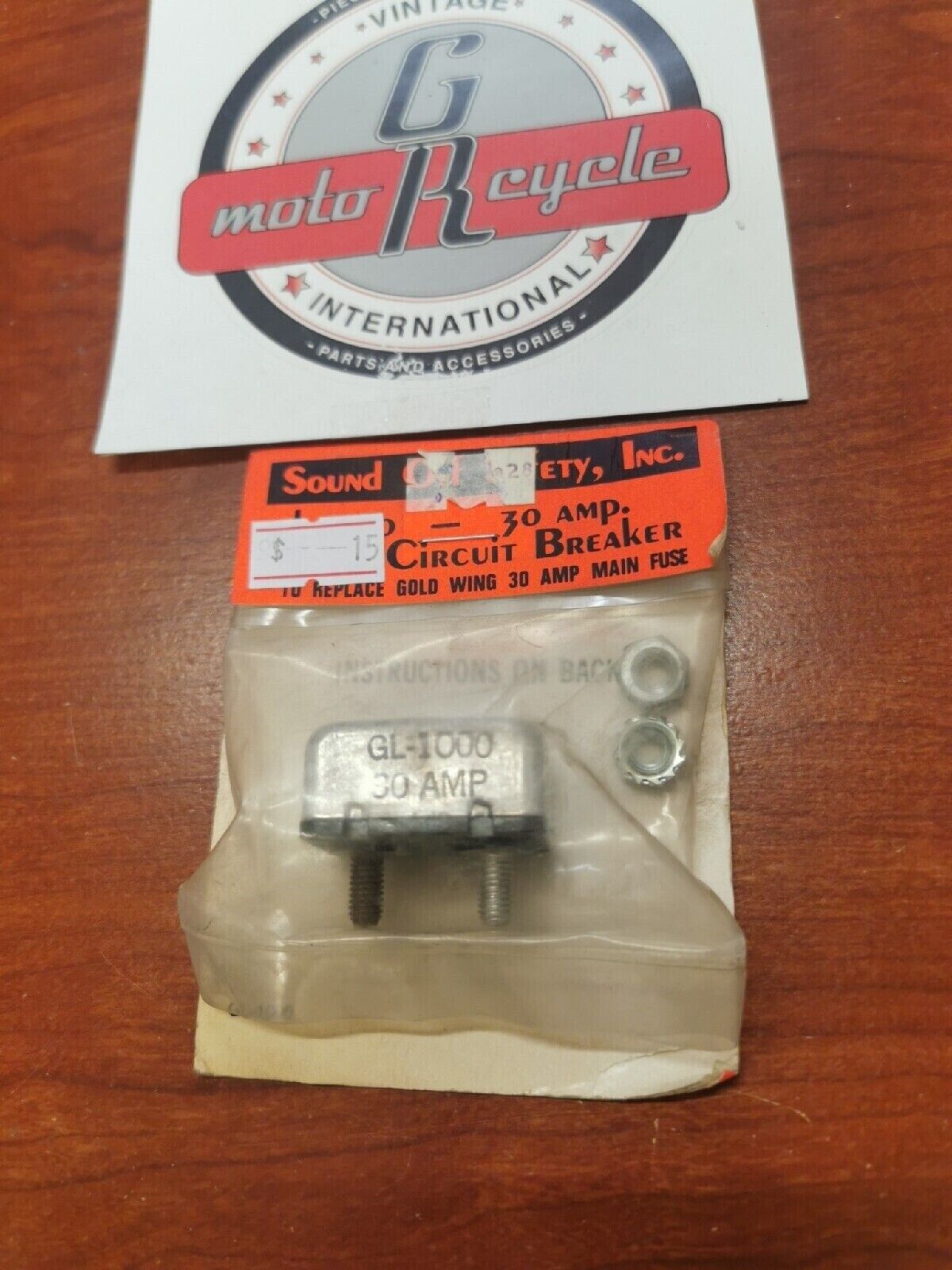 NOS Honda GL1000 30 AMP MAIN FUSE CIRCUIT BREAKER H36 