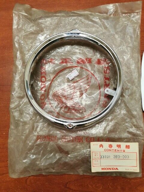 NOS Honda CB450 HEADLIGHT RIM 33101-283-003 H80