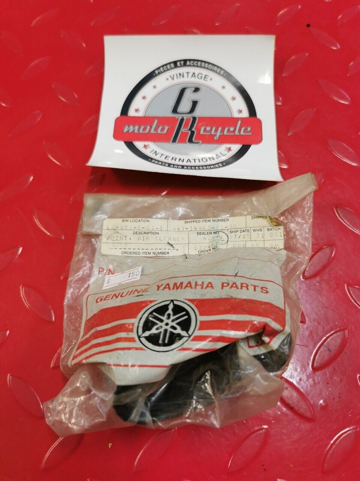 NOS Yamaha XS650 TX650 JOINT AIR CLNR 2 447-14463-01-00 Y22