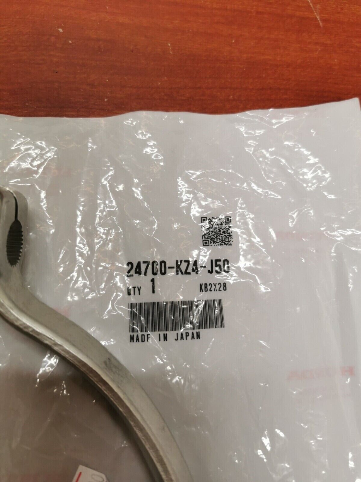 NOS Honda 1987 - 2003 CR125R GEAR SHIFT LEVER PEDAL 24700-KZ4-J50 H63