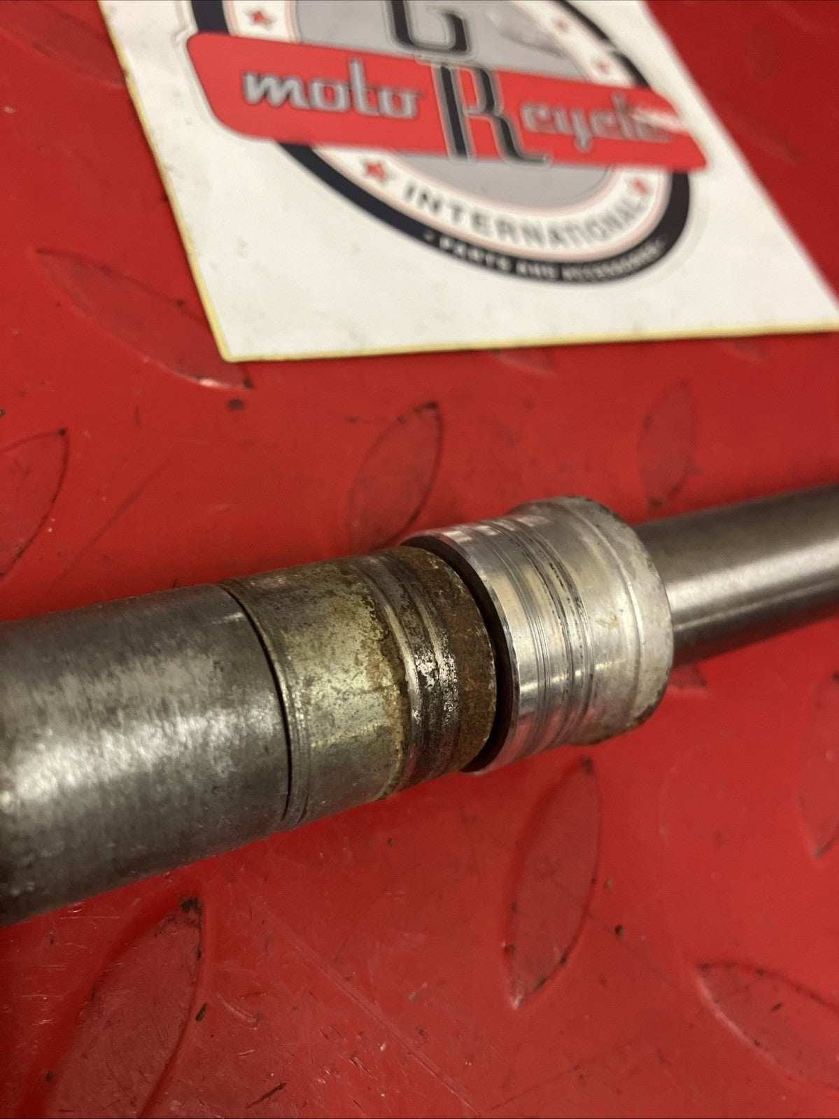 Honda CR250R 1991 Front wheel axl bolt nut collar holder CR125R CR500R 1990