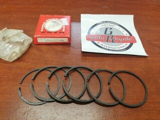 NOS Honda CA160 CB160 CL160 PISTON RING SET 0.75 13042-217-000 H78